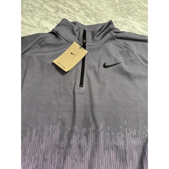 Nike Golf Dri-Fit ADV Tour 1/2 Zip Top Daybreak Purple Men Medium FD5833-509 - Picture 9 of 9